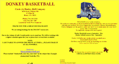 Desktop Screenshot of donkeyball.net