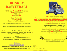 Tablet Screenshot of donkeyball.net